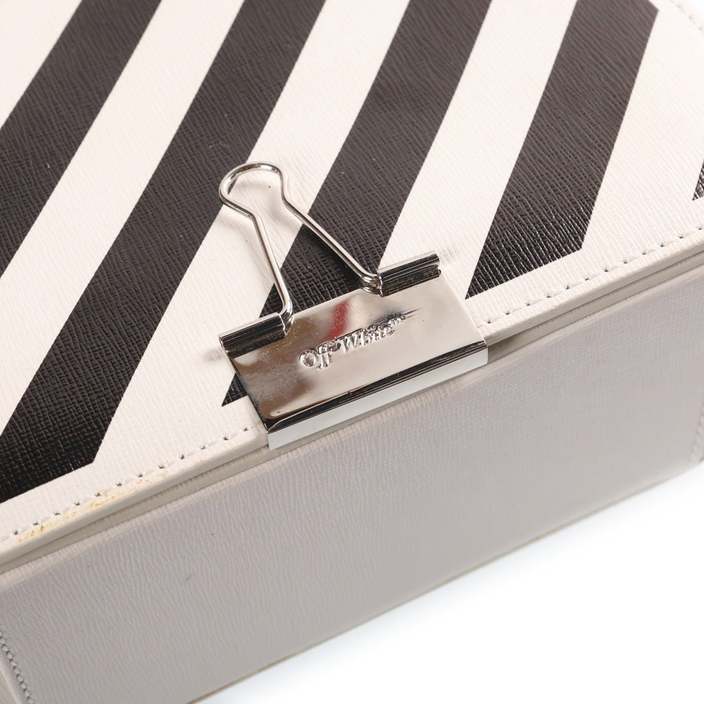 OFF-WHITE(オフホワイト) Binder Clip Shoulder Bag バインダークリップ ショルダーバッグ ホワイト レディース