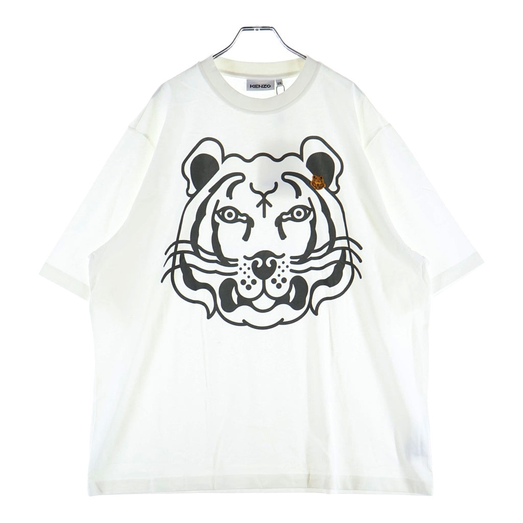 KENZO(ケンゾー) K-Tiger T-Shirt タイガープリント 半袖Tシャツ ホワイト FB65TS5224SA