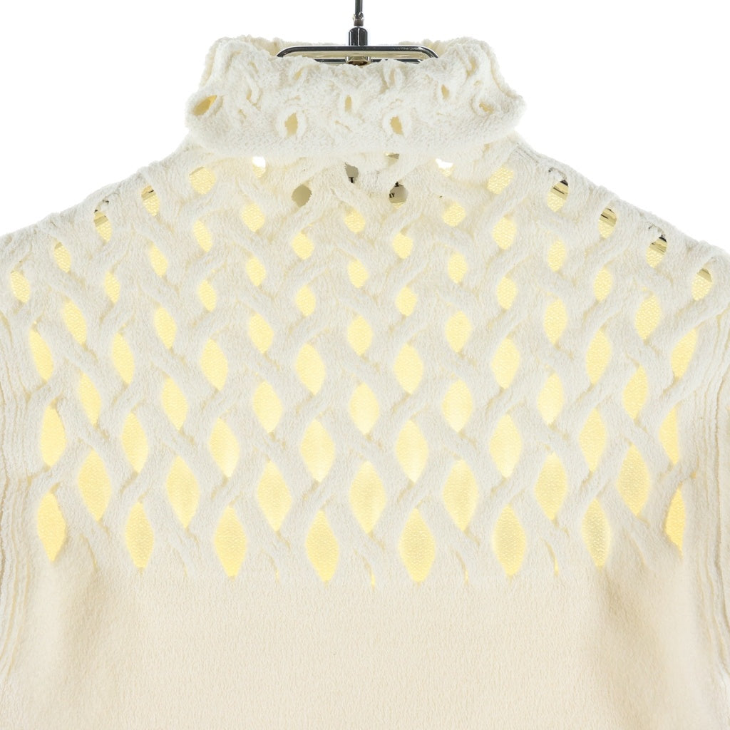 VALENTINO(ヴァレンティノ) Knit Sweater ハイネック ニットセーター ホワイト レディース WB0KCC426SN