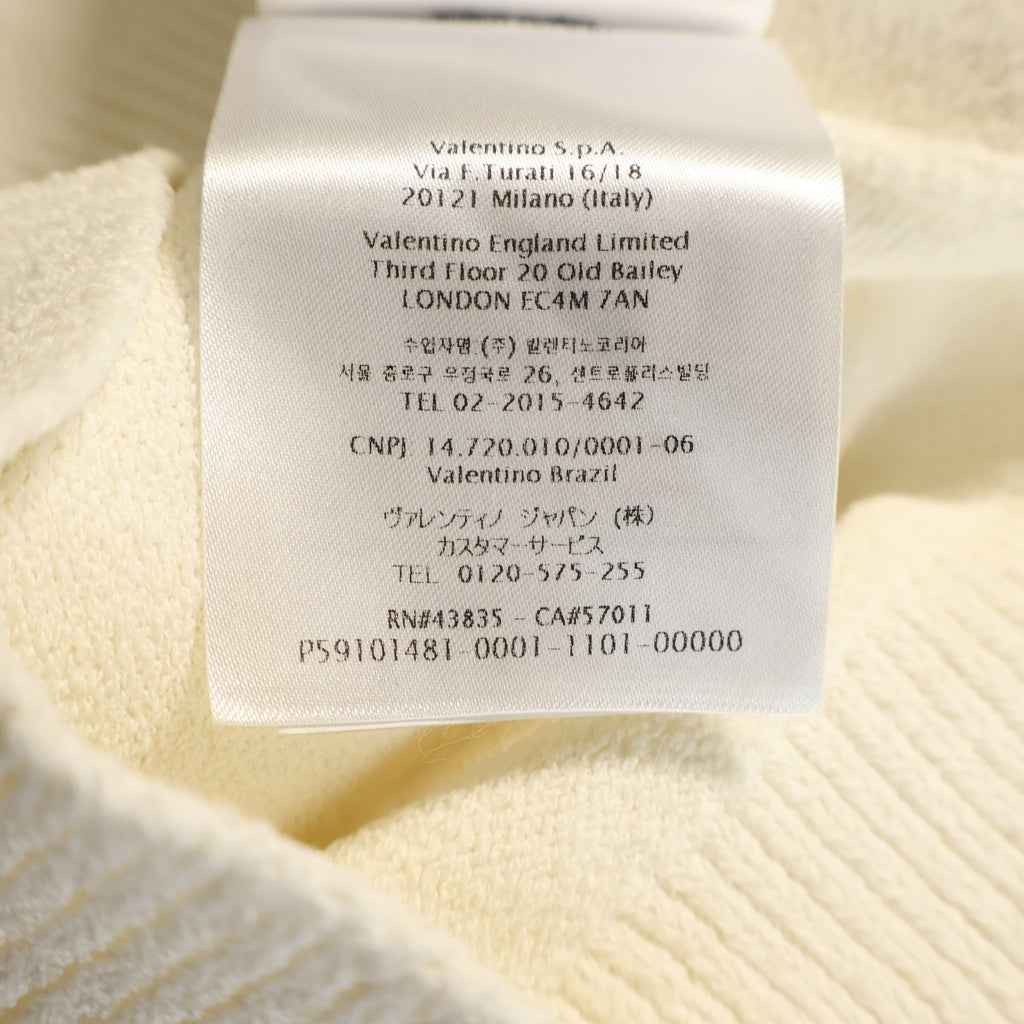 VALENTINO(ヴァレンティノ) Knit Sweater ハイネック ニットセーター ホワイト レディース WB0KCC426SN