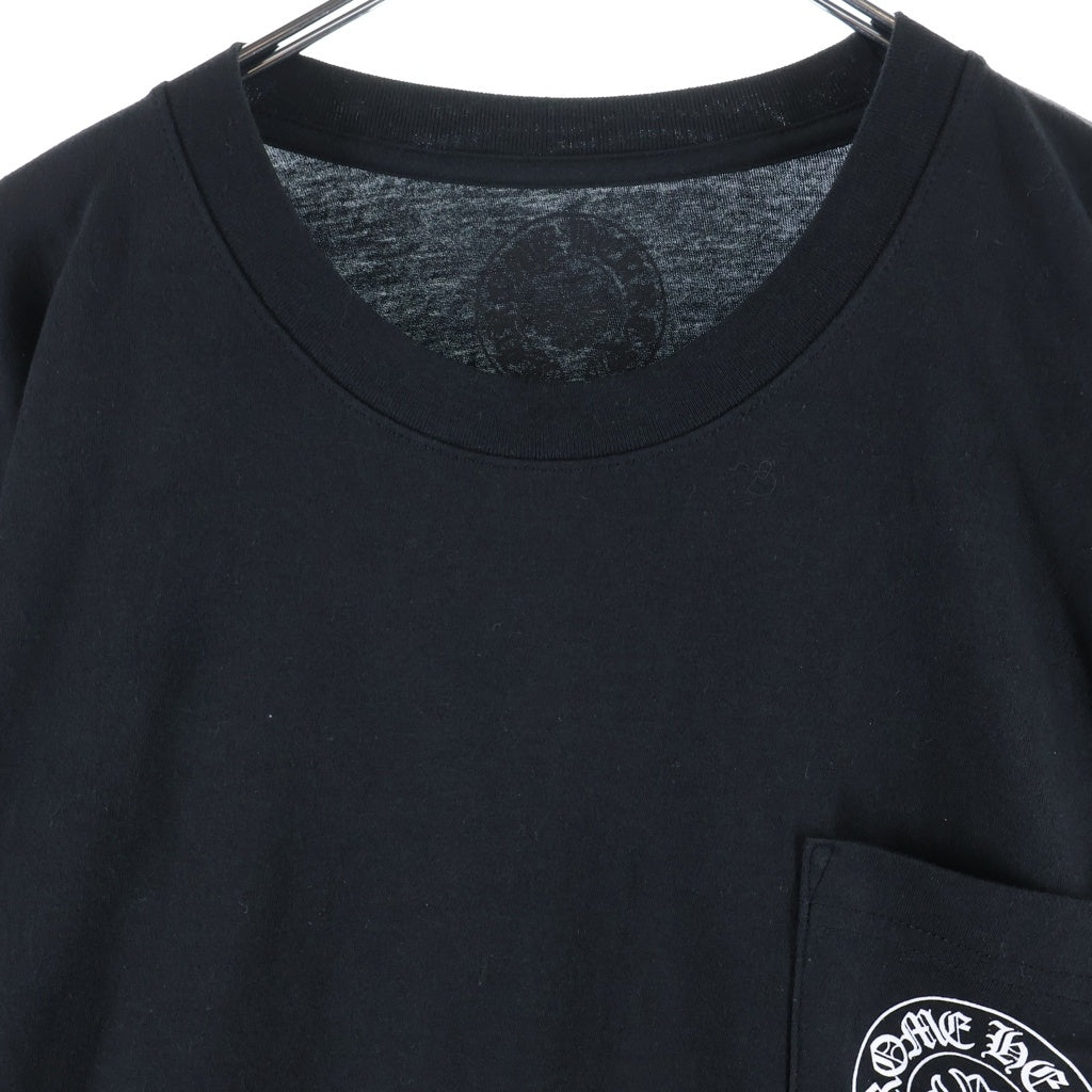 CHROME HEARTS(クロムハーツ) ニューヨーク限定 アームフローラル ホースシュー クルーネック 長袖Tシャツカットソー ブラック