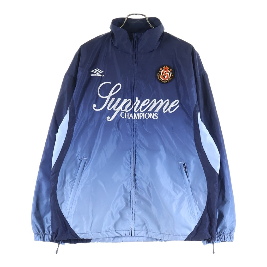 SUPREME(シュプリーム) 25AW ×Umbro Gradient Track Jacket アンブロ グラデーション ナイロン ジップアップ トラックジャケット ブルー