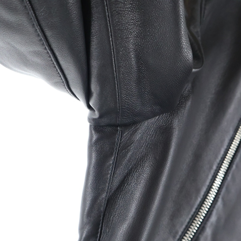 Maison Margiela(メゾンマルジェラ) 5ZIP ライダース レザージャケット ジップアップジャケット ブラック S50AM0489SY1460