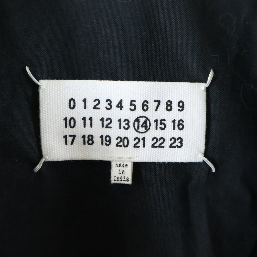 Maison Margiela(メゾンマルジェラ) 5ZIP ライダース レザージャケット ジップアップジャケット ブラック S50AM0489SY1460