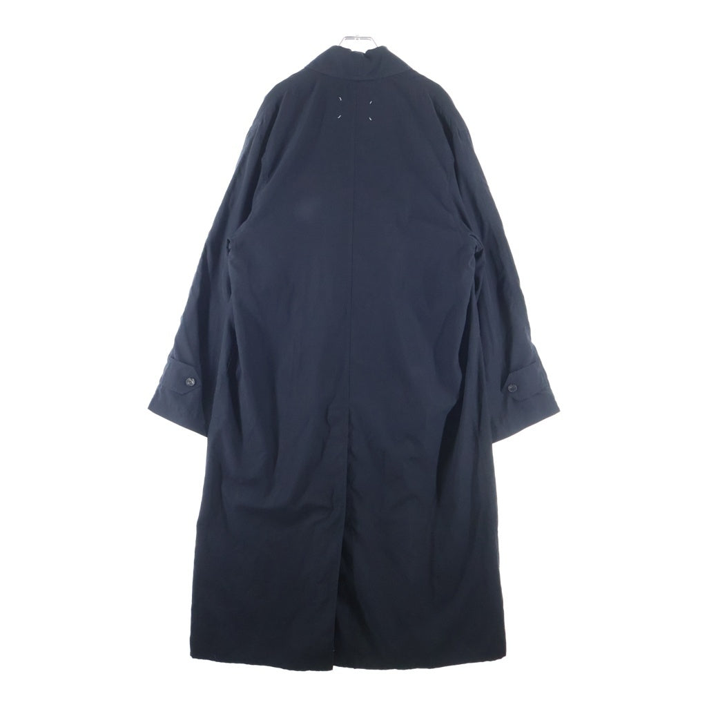 Maison Margiela(メゾンマルジェラ) 26SS TRENCH COAT ピーチドコットントレンチコート ジャケット ブラック S51AH0184
