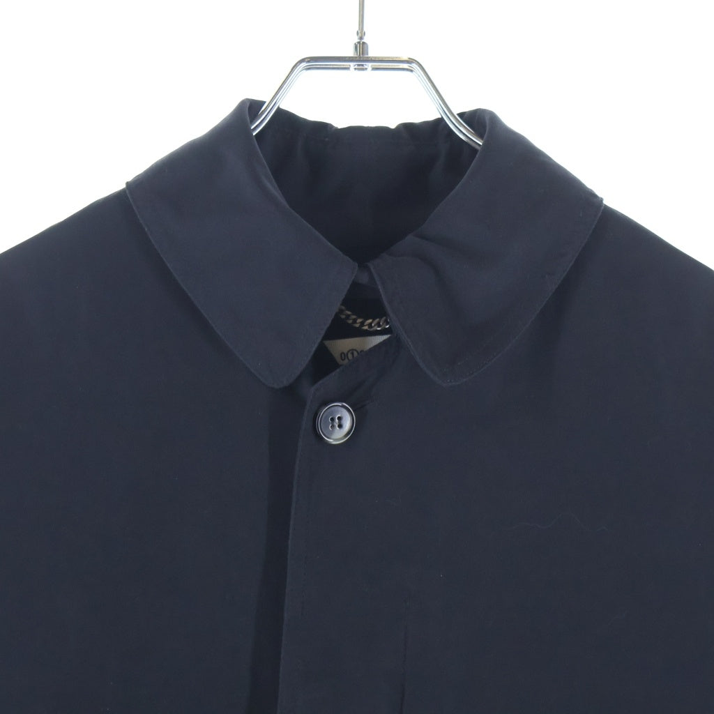 Maison Margiela(メゾンマルジェラ) 26SS TRENCH COAT ピーチドコットントレンチコート ジャケット ブラック S51AH0184