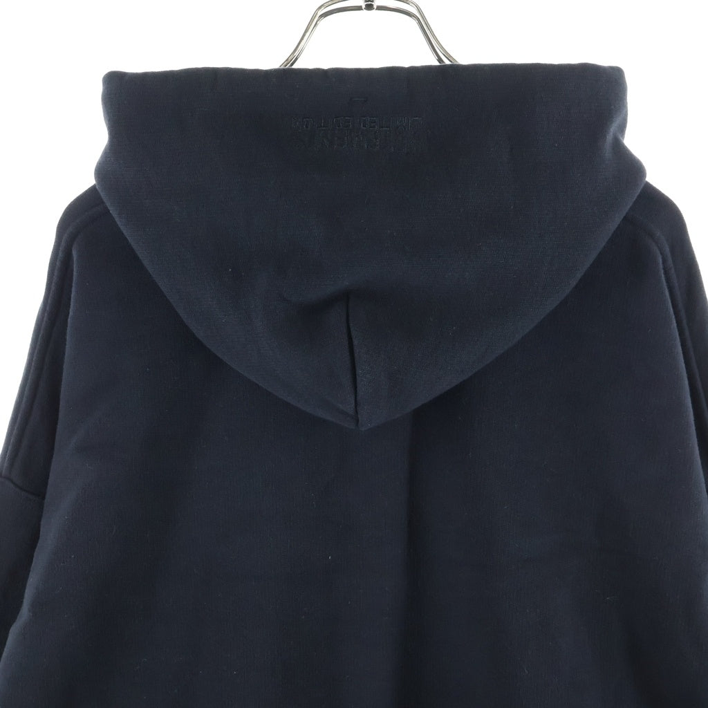 VETEMENTS(ヴェトモン) CRYSTAL PARIS HOODIE UA65HD590B クリスタルパリフーディー ラインストーン スウェット パーカー ブラック