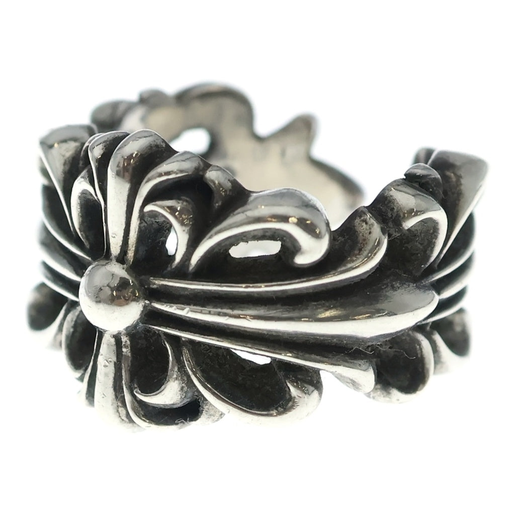 CHROME HEARTS(クロムハーツ) DBL FLRL CRS ダブルフローラルクロス リング シルバー BCA390
