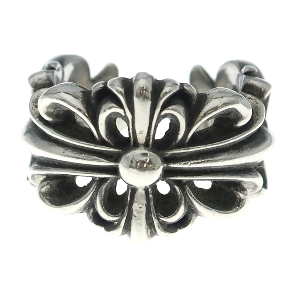 CHROME HEARTS(クロムハーツ) DBL FLRL CRS ダブルフローラルクロス リング シルバー BCA390