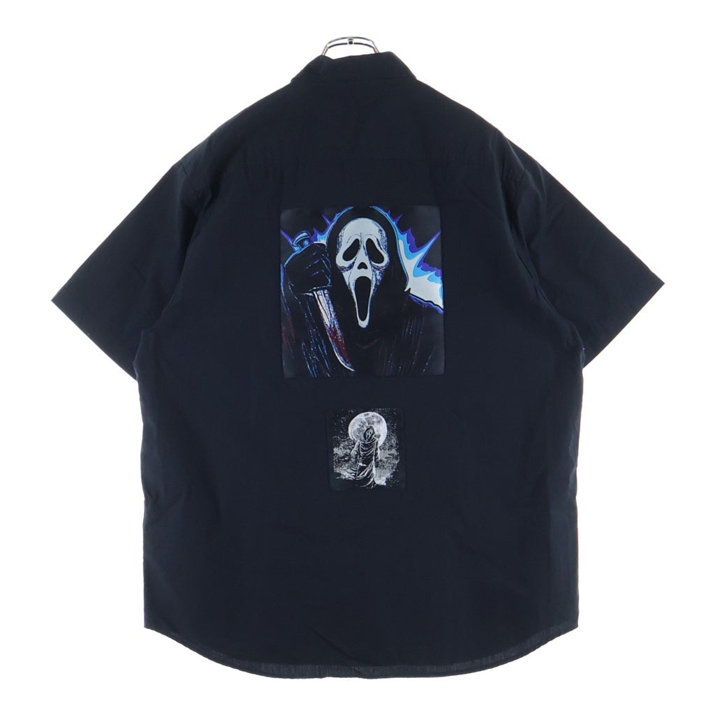 SUPREME(シュプリーム) 26SS ×Ghostface Work Shirts Black ゴーストフェイス 半袖ワークシャツ マルチポケット ブラック