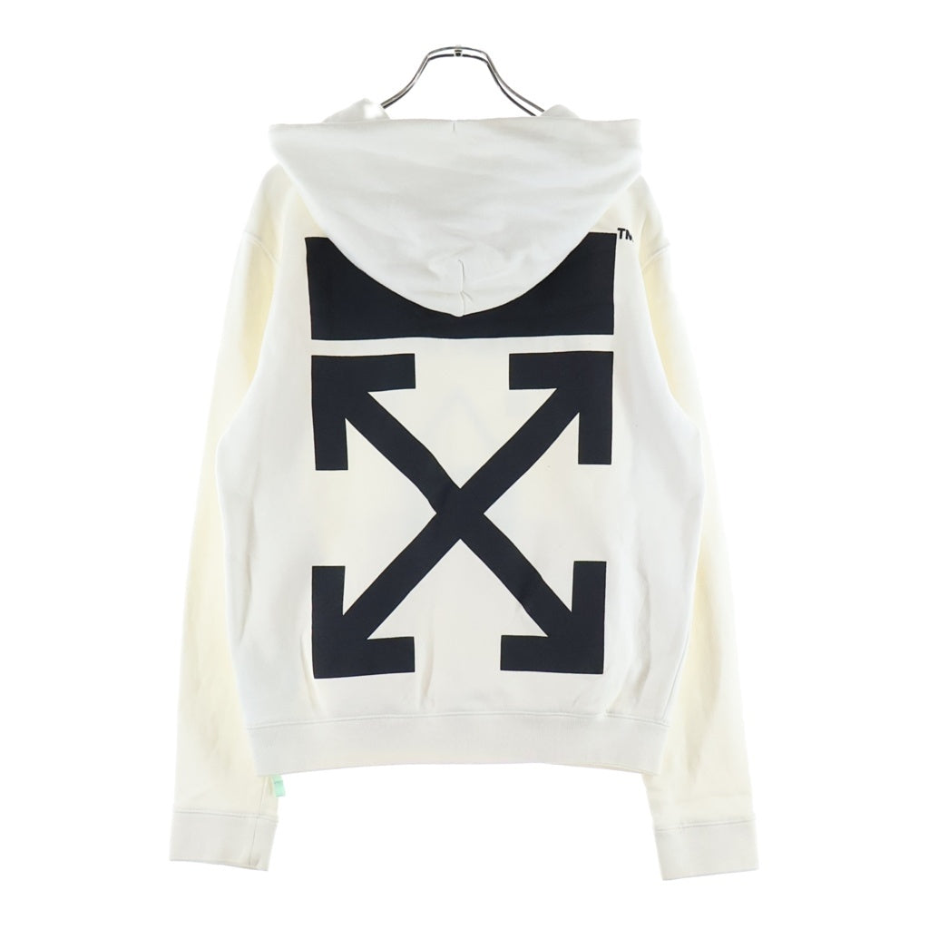 OFF-WHITE(オフホワイト) 18AW ×DOVER STREET MARKET FELL IN LOVE AN IMAGE HOODIE ×ドーバストリートマーケット フェルインラブウィズアンイメージ フーディー ホワイト