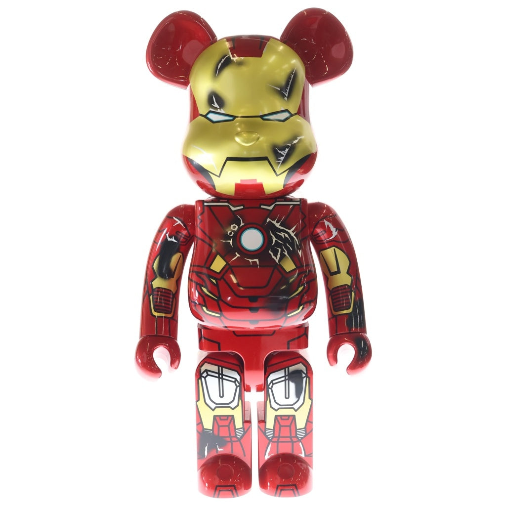 MEDICOM TOY(メディコムトイ) BE@RBRICK IRON MAN MARK VII 1000% ベアブリック アイアンマン ダメージ フィギュア レッド