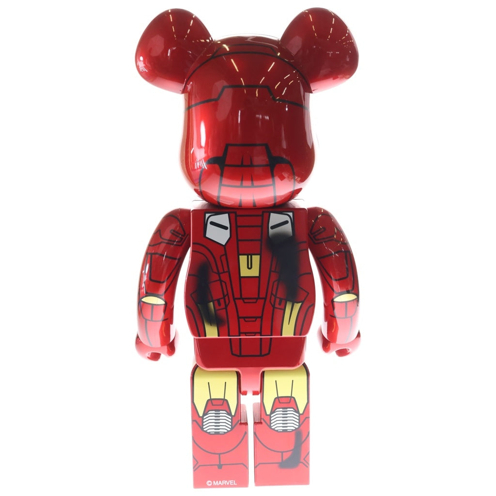 MEDICOM TOY(メディコムトイ) BE@RBRICK IRON MAN MARK VII 1000% ベアブリック アイアンマン ダメージ フィギュア レッド
