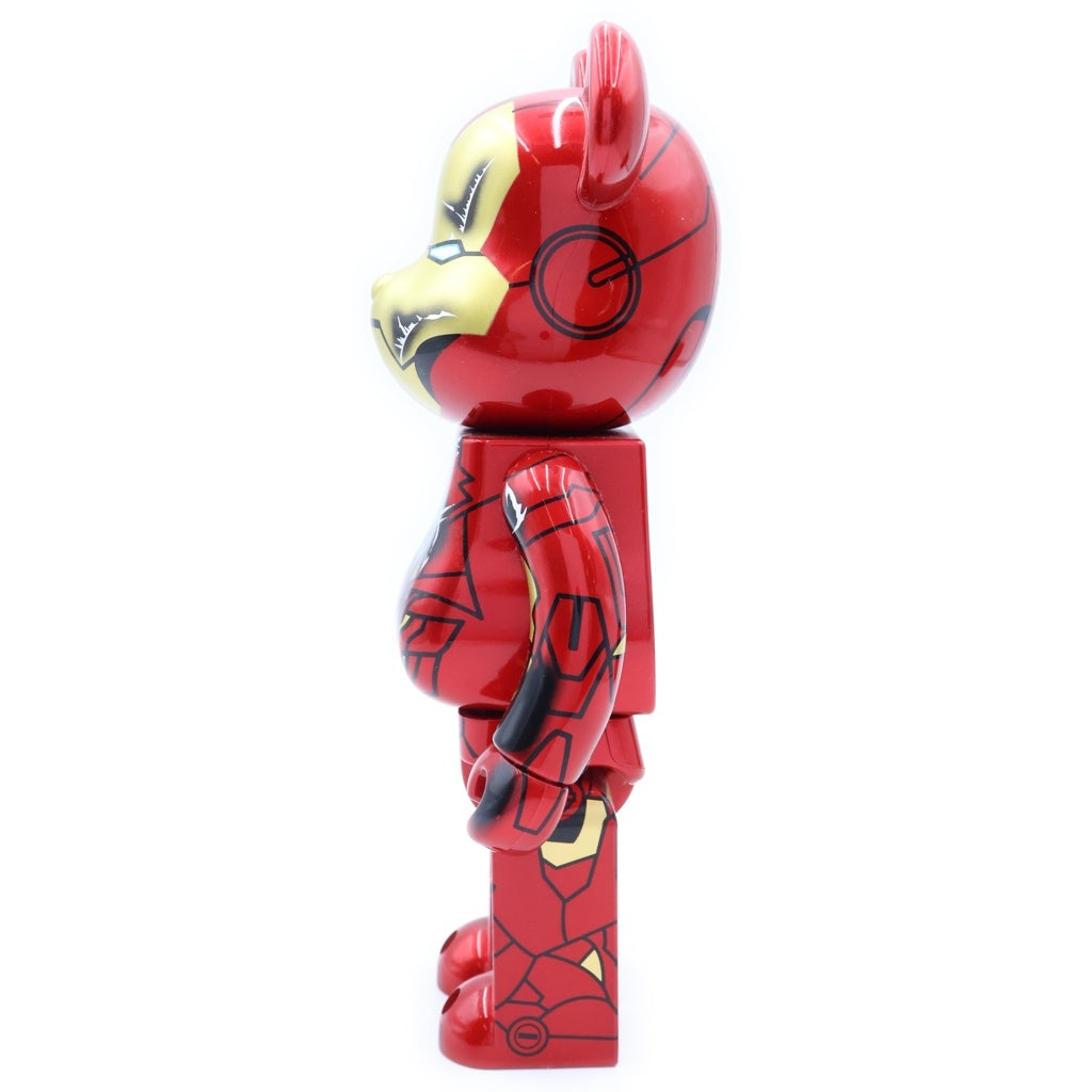MEDICOM TOY(メディコムトイ) BE@RBRICK IRON MAN MARK VII 400% ベアブリック アイアンマン ダメージ フィギュア レッド