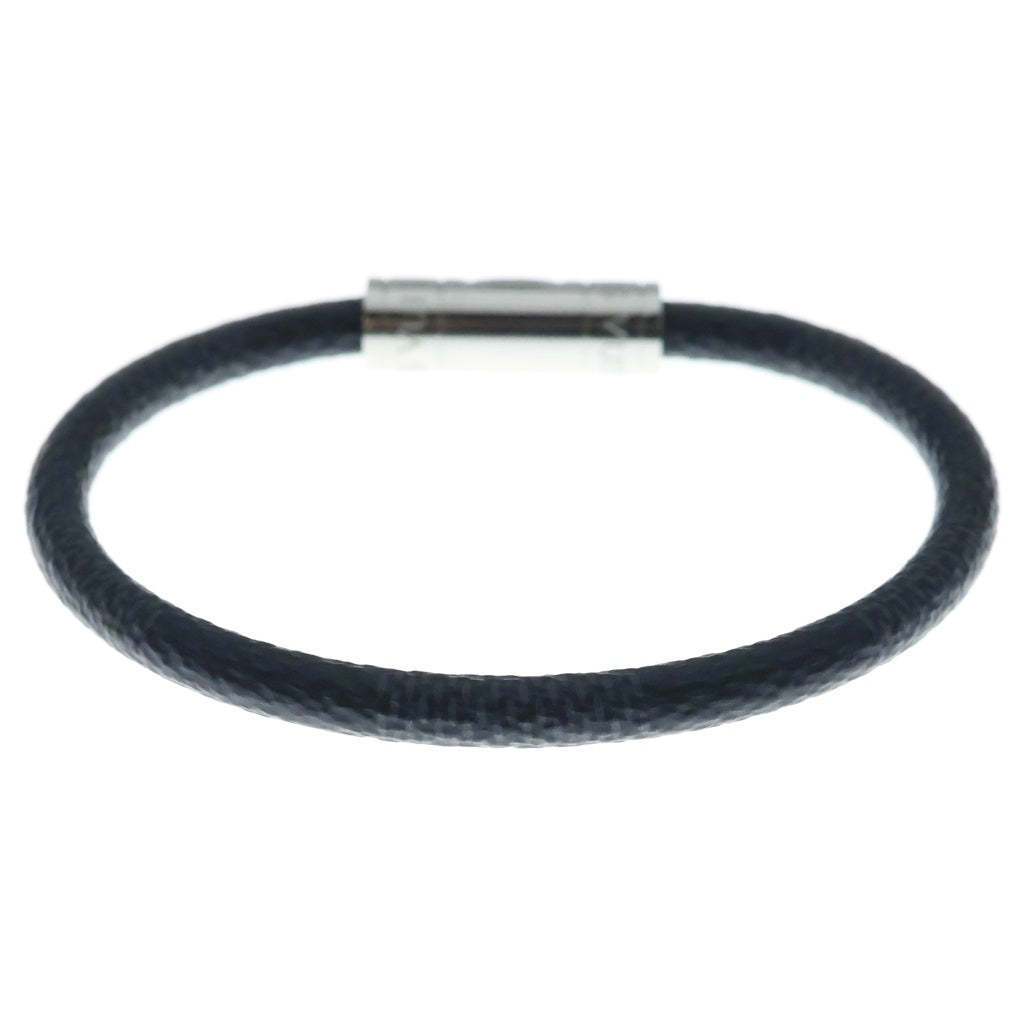 LOUIS VUITTON(ルイヴィトン) ダミエ ブラスレキープイット ブラック/シルバー ブレスレット M6140E レディース