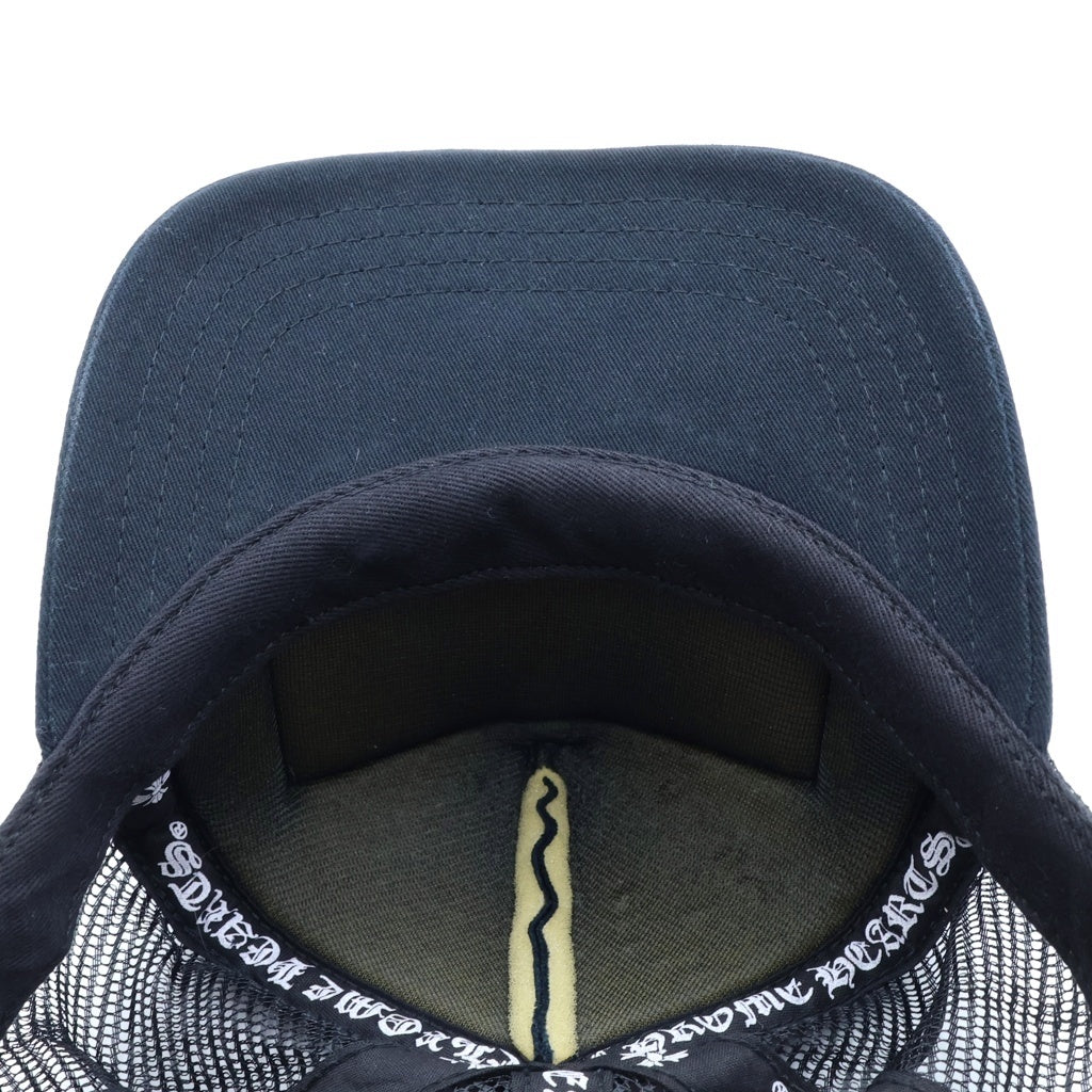 CHROME HEARTS(クロムハーツ) TRUCKER CAP CHロゴ メッシュ 5パネル トラッカーキャップ 帽子 ブラック