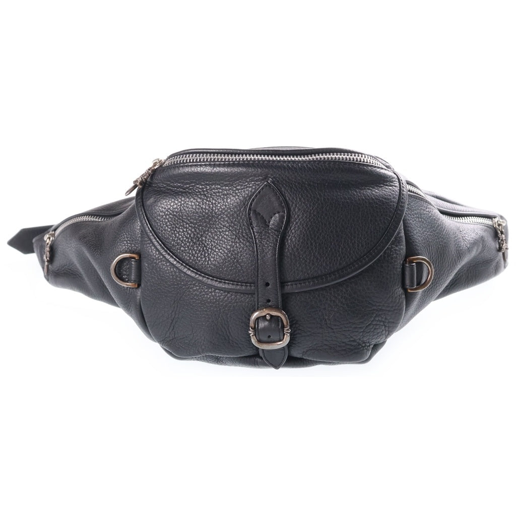 CHROME HEARTS(クロムハーツ) ♯1 SNAT PACK スナットパック ダガージップ ガンスリンガーベルト レザーウエストバッグ ブラック