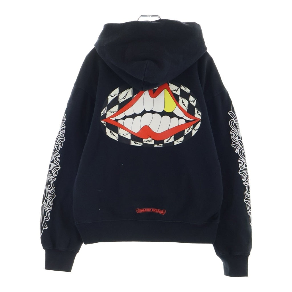 CHROME HEARTS(クロムハーツ) ×MATTY BOY FLOWER CHOMPER HOODIE マッティボーイ フラワー チョンパー フーディー スウェットパーカー ブラック