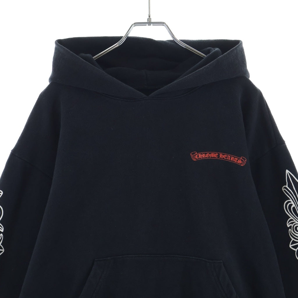 CHROME HEARTS(クロムハーツ) ×MATTY BOY FLOWER CHOMPER HOODIE マッティボーイ フラワー チョンパー フーディー スウェットパーカー ブラック