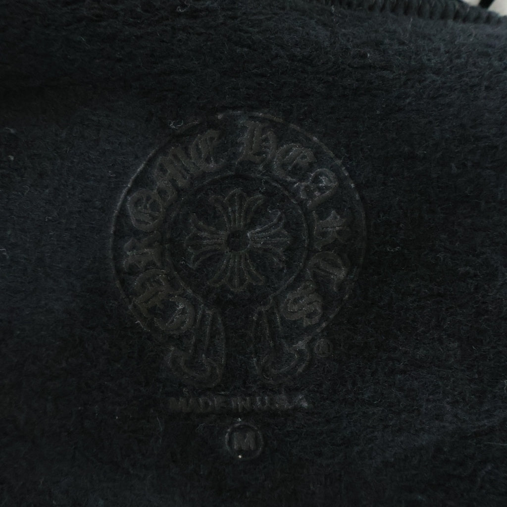 CHROME HEARTS(クロムハーツ) SWTSHRT HD ZIP バーティカルロゴ スウェット ダガージップアップパーカー ブラック