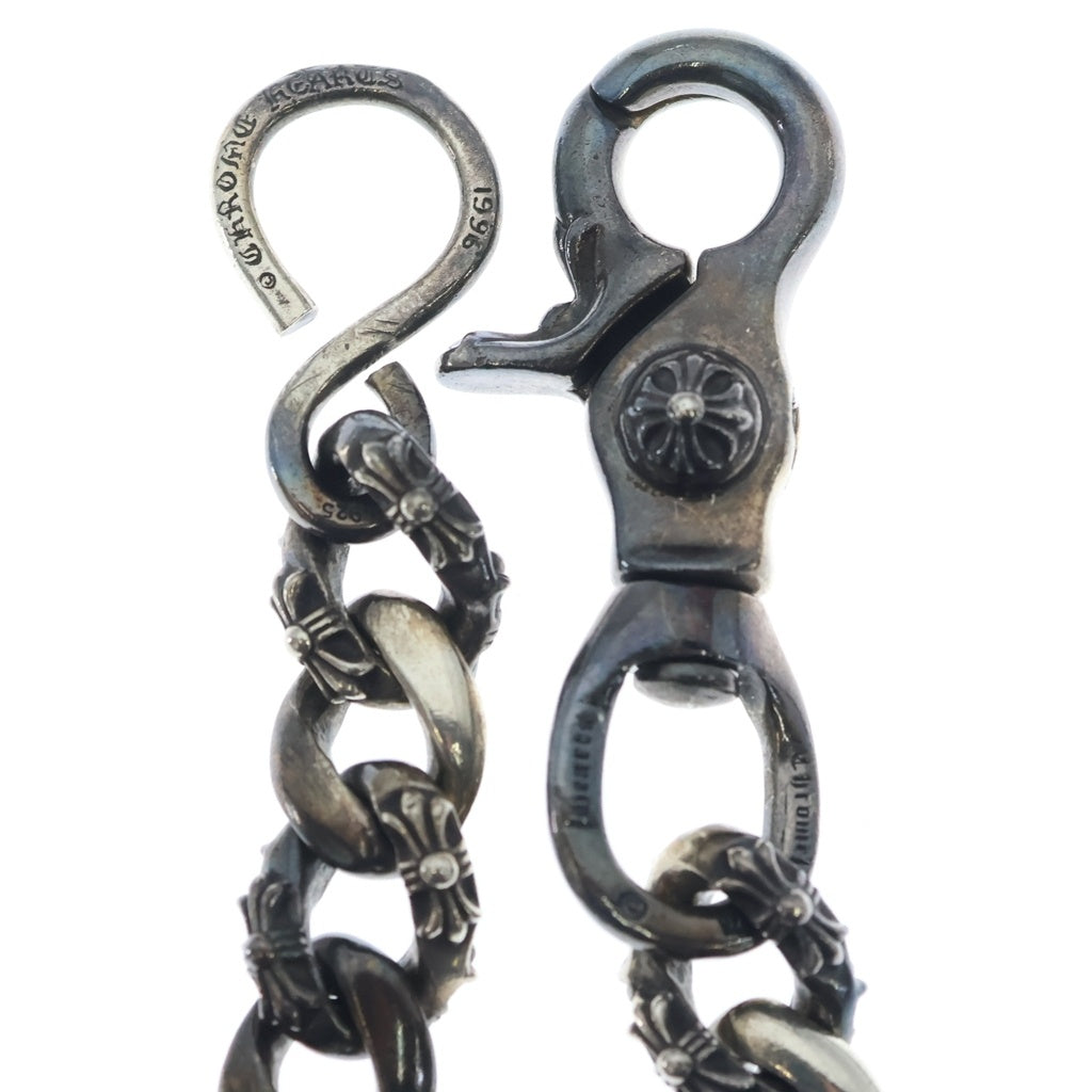 CHROME HEARTS(クロムハーツ) FANCY LONG-S/1クリップロングファンシー ウォレットチェーン シルバー BCA074