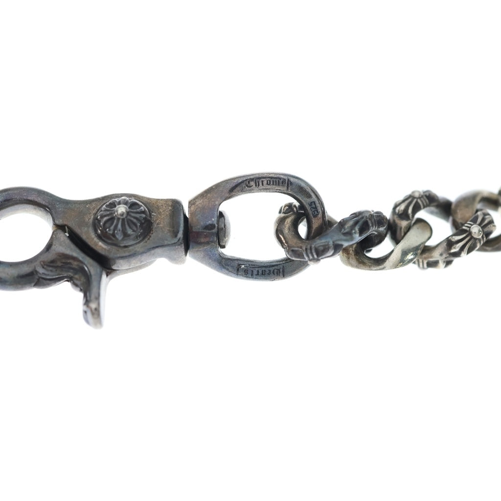 CHROME HEARTS(クロムハーツ) FANCY LONG-S/1クリップロングファンシー ウォレットチェーン シルバー BCA074