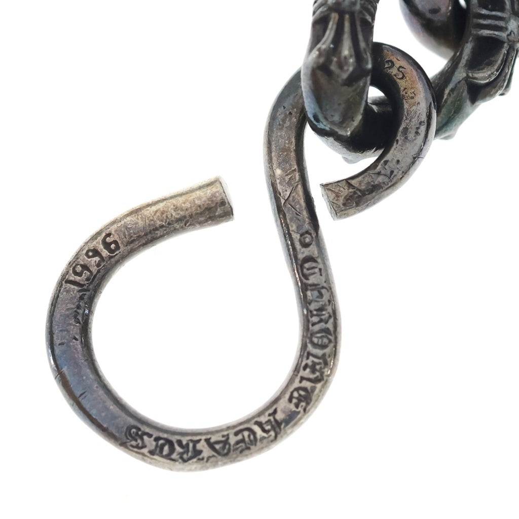 CHROME HEARTS(クロムハーツ) FANCY LONG-S/1クリップロングファンシー ウォレットチェーン シルバー BCA074