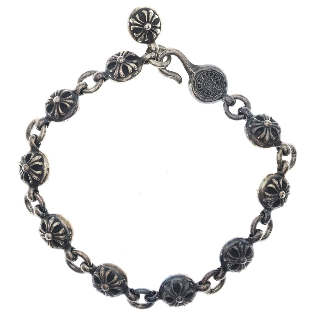 CHROME HEARTS(クロムハーツ) NO2 BALL #2クロスボールブレスレット シルバー BCA176
