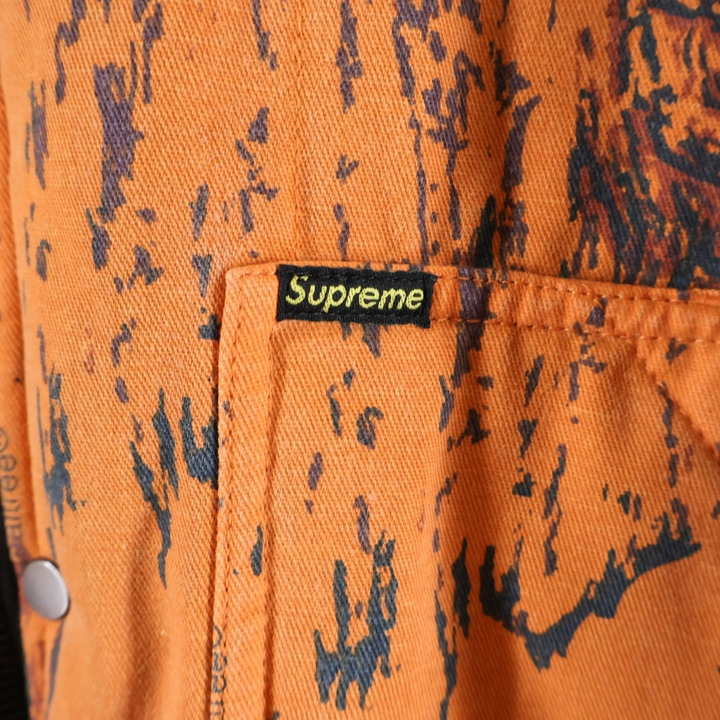 SUPREME(シュプリーム) 24SS Real Tree Reversible Quited Wark Jacket リアル ツリー リバーシブル ワーク ジャケット ブラック