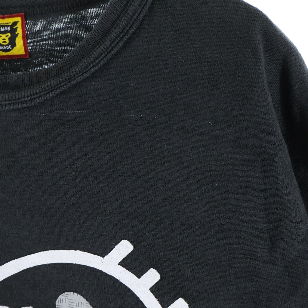 HUMAN MADE(ヒューマンメイド) ×KAWS MADE GRAPHIC TEE カウズ メイド グラフィック Tシャツ 半袖Tシャツ カットソー クルーネック ブラック