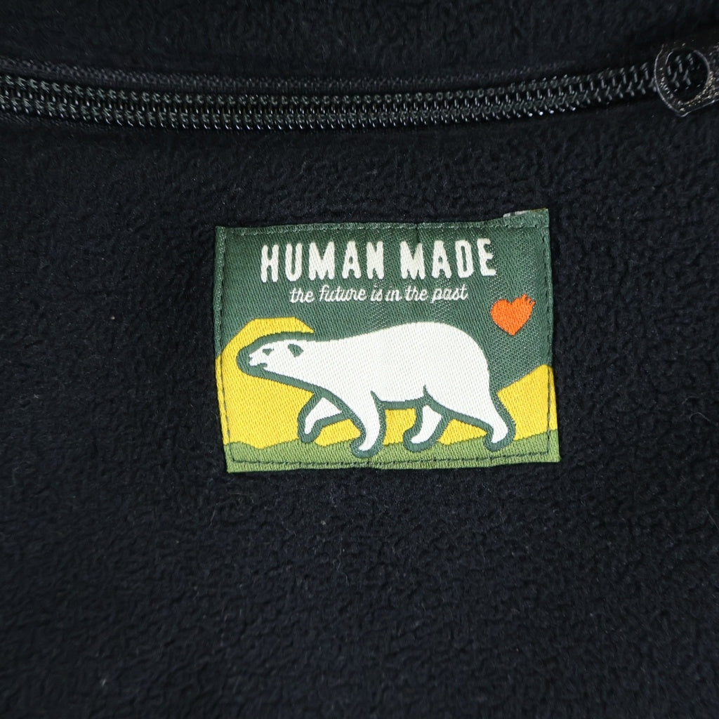 HUMAN MADE(ヒューマンメイド) FLEESE PANTS フリースパンツ シロクマ ブラック HM28PT020