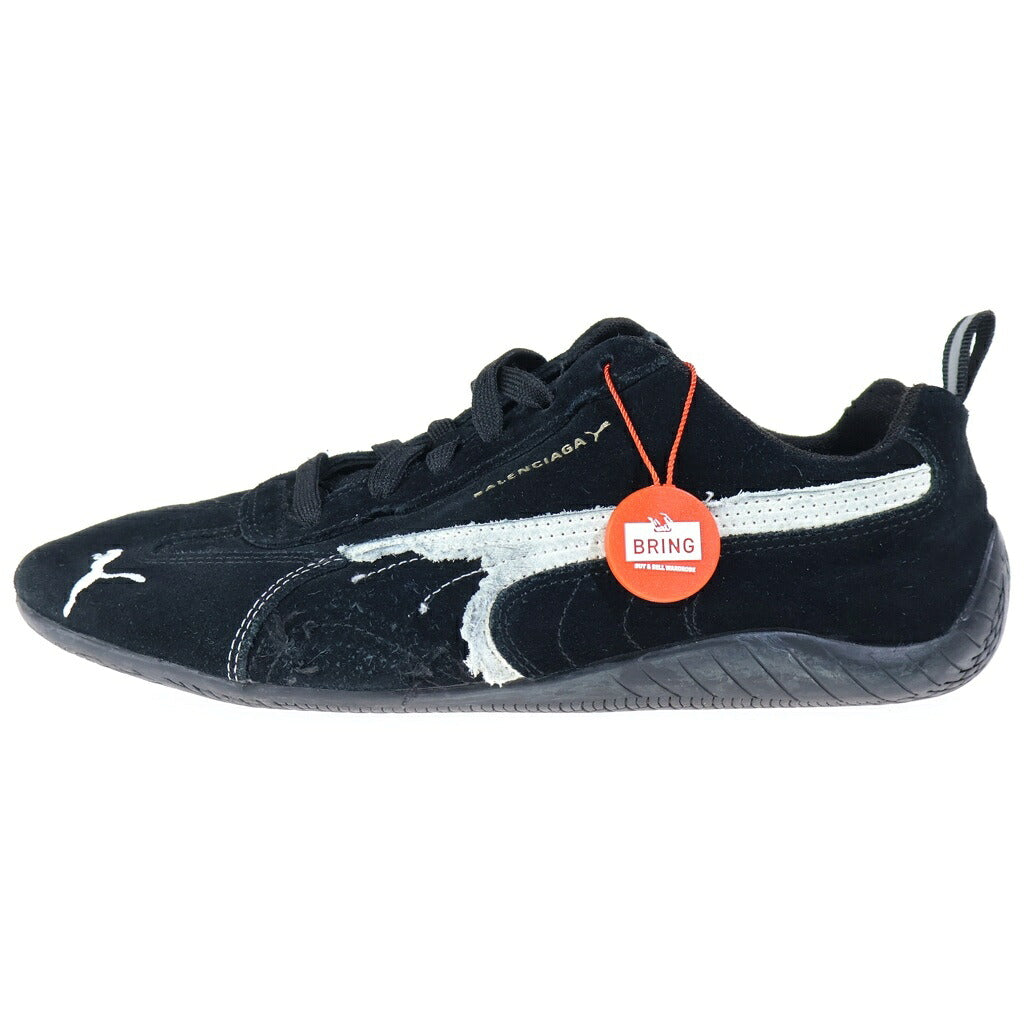 BALENCIAGA(バレンシアガ) ×PUMA Speedcat プーマ デストロイ スピードキャット ローカットスニーカー ブラック 406519-02