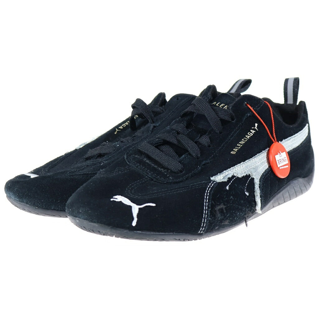BALENCIAGA(バレンシアガ) ×PUMA Speedcat プーマ デストロイ スピードキャット ローカットスニーカー ブラック 406519-02
