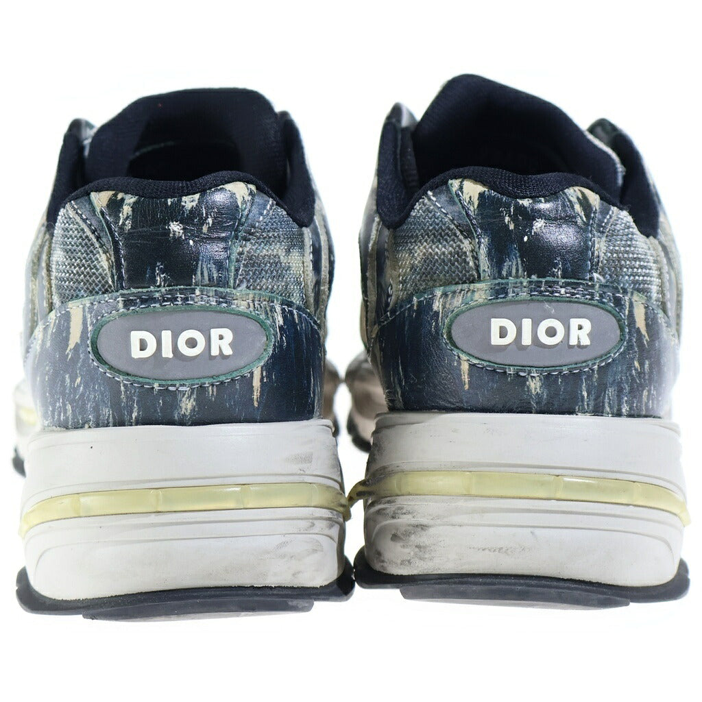 Dior HOMME(ディオールオム) ×SHAWN STUSSY CD1 ショーン ステューシー カモ柄 レースアップ ローカットスニーカー マルチ 3SN260ZBK