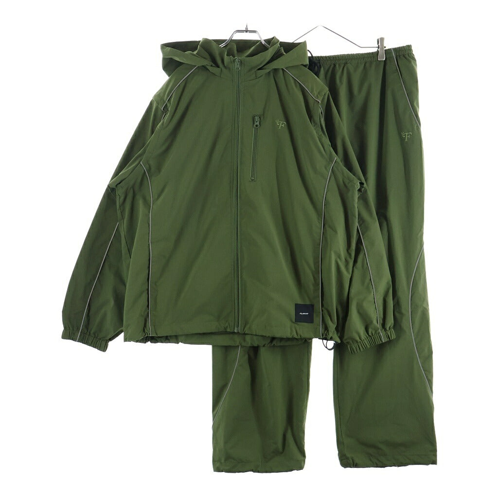 FLATLUX(フラットラックス) 25SS TRIDENT JACKET トライデント ジャケット ナイロンジャケット ナイロンパンツ セットアップ カーキ FX25-112
