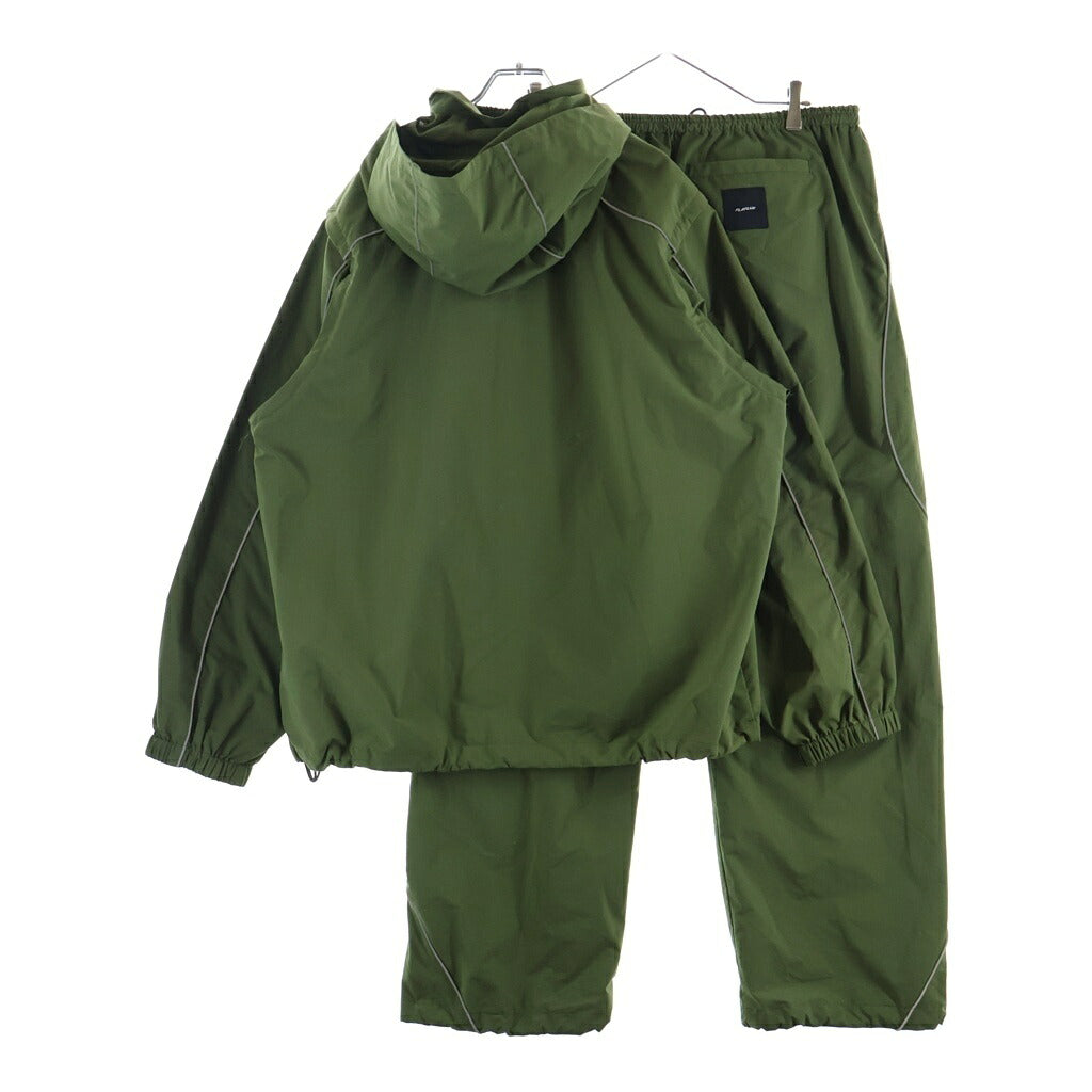 FLATLUX(フラットラックス) 25SS TRIDENT JACKET トライデント ジャケット ナイロンジャケット ナイロンパンツ セットアップ カーキ FX25-112