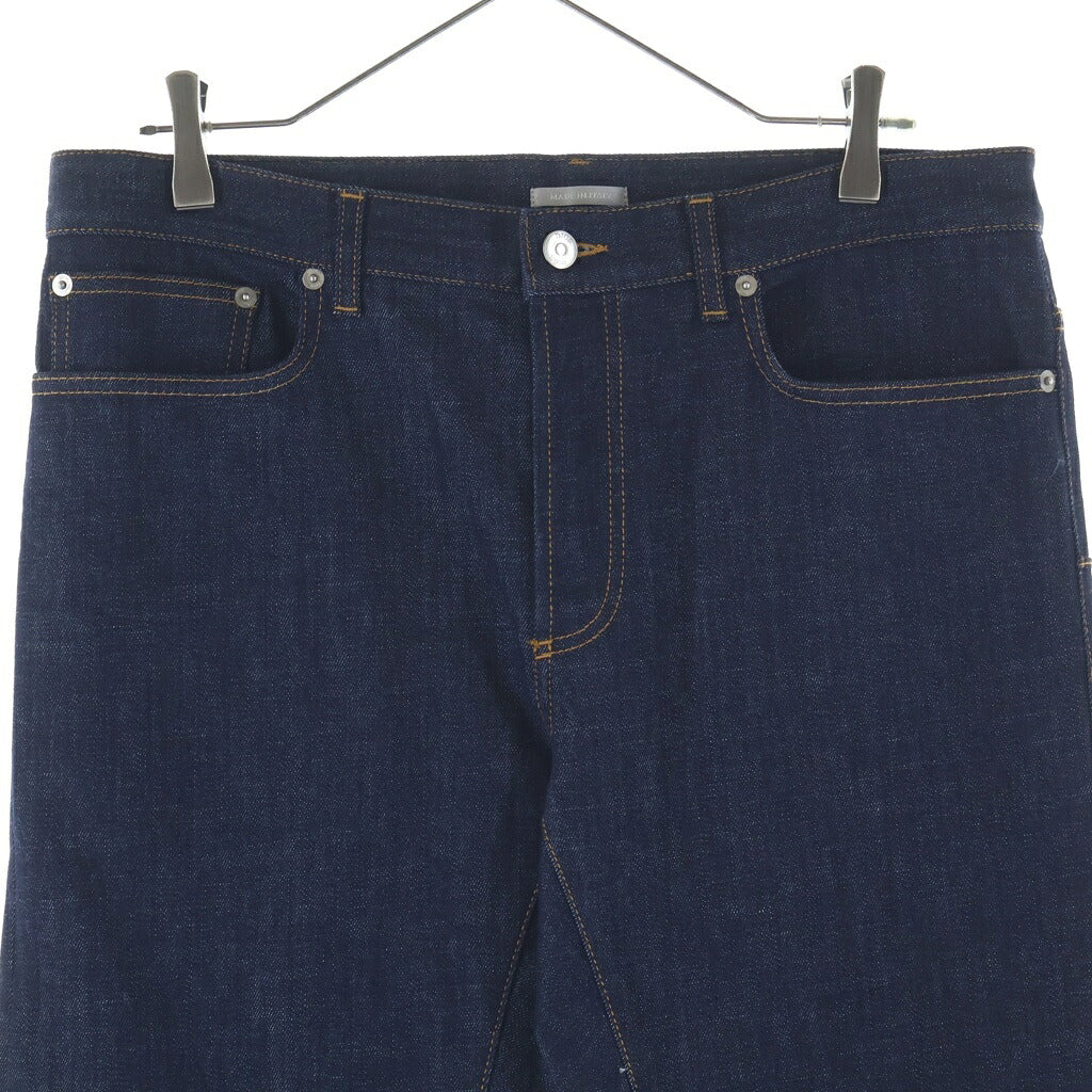 DIOR(ディオール) Raw Cotton Denim Long Slim-Fit Oblique Jeans オブリーク デニムパンツ インディゴ 193DS00C226X