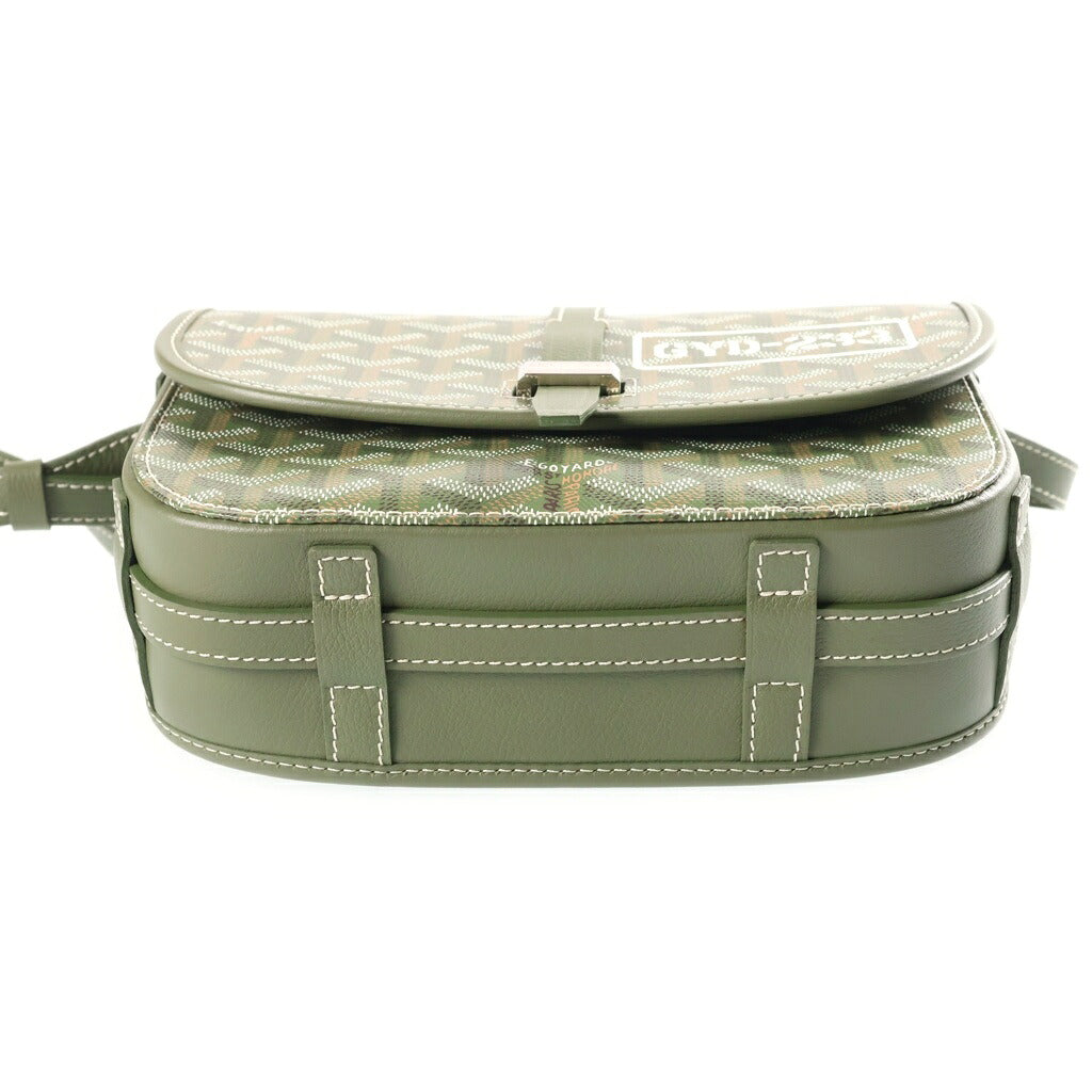 GOYARD(ゴヤール) 25SS Belvedere PM GYD-233 ベルヴェデーレ PVCレザー ショルダーバッグ カーキ