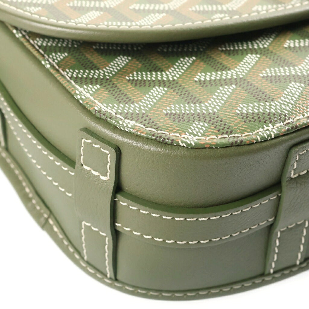 GOYARD(ゴヤール) 25SS Belvedere PM GYD-233 ベルヴェデーレ PVCレザー ショルダーバッグ カーキ