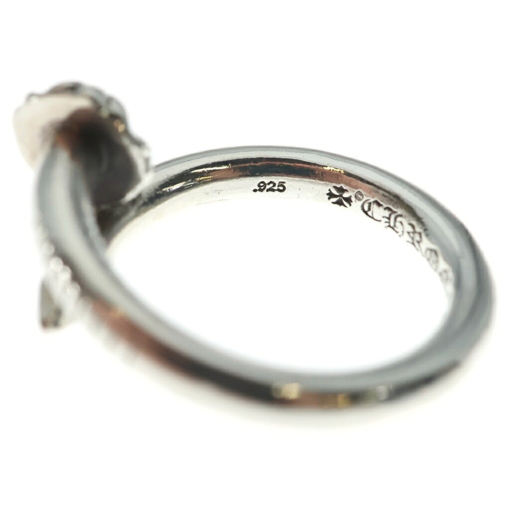 CHROME HEARTS(クロムハーツ) NAIL CRSBALL ネイル クロスボール リング シルバー BCA349