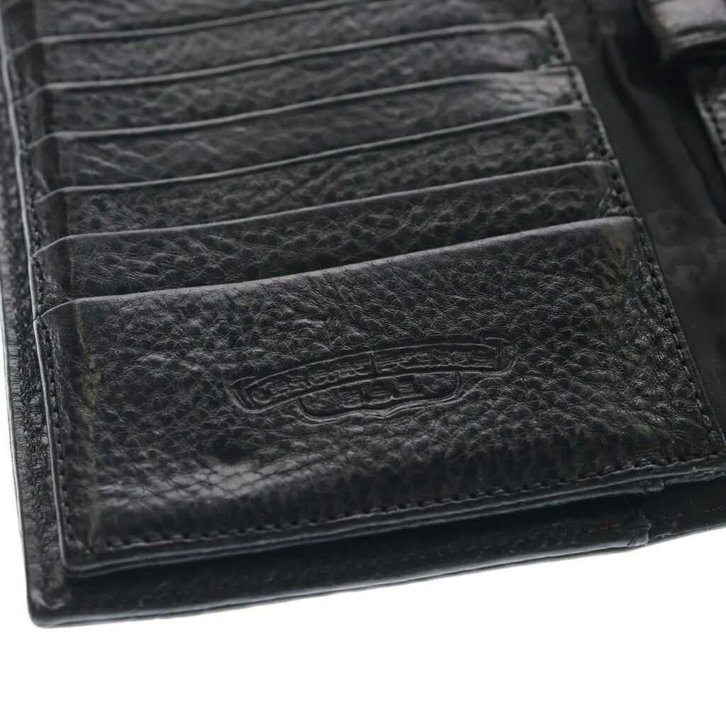 CHROME HEARTS(クロムハーツ) WAVE ウェーブ レザーウォレット 財布 ブラック