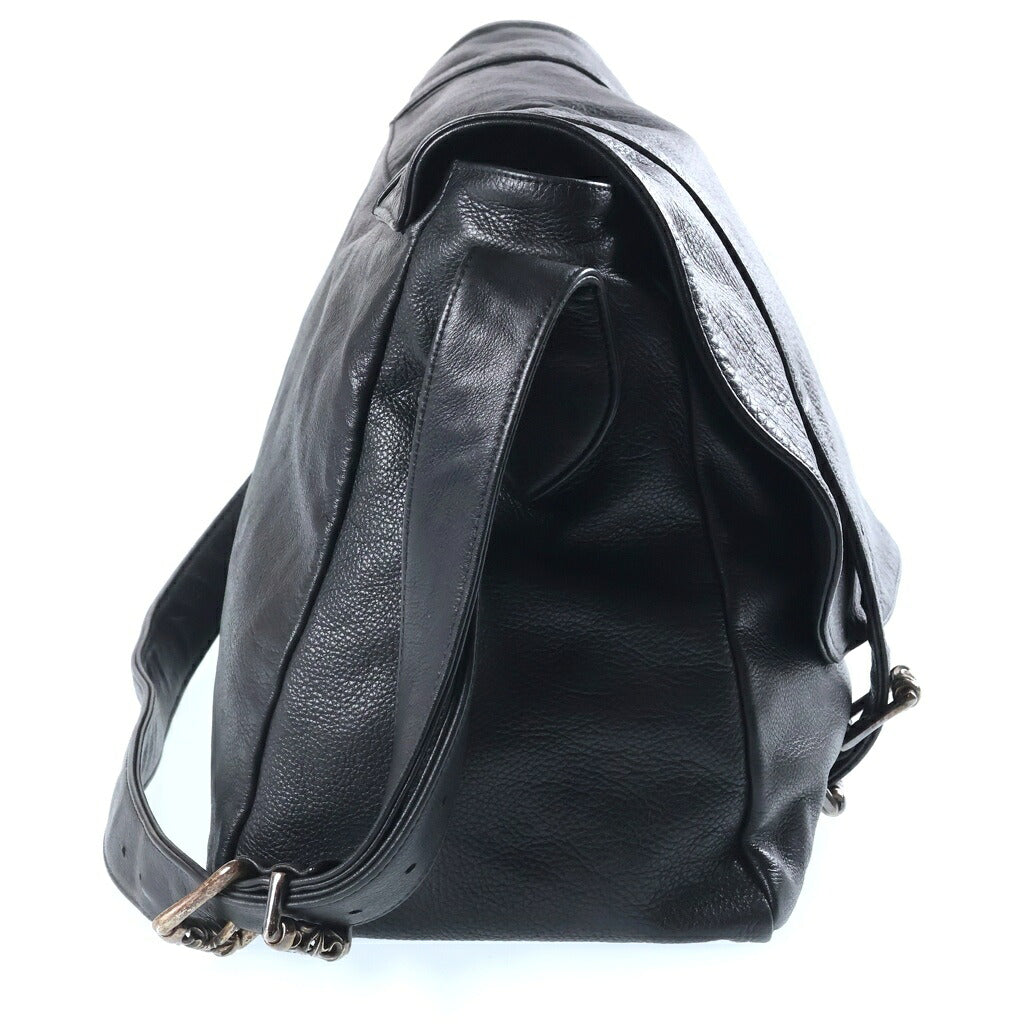 CHROME HEARTS(クロムハーツ) G BENSIMONE Gベンシモン ローラー レザーショルダーバッグ ブラック