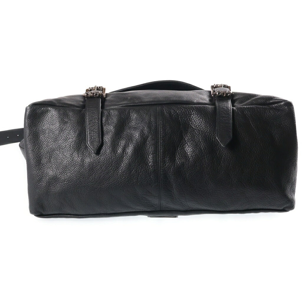 CHROME HEARTS(クロムハーツ) G BENSIMONE Gベンシモン ローラー レザーショルダーバッグ ブラック