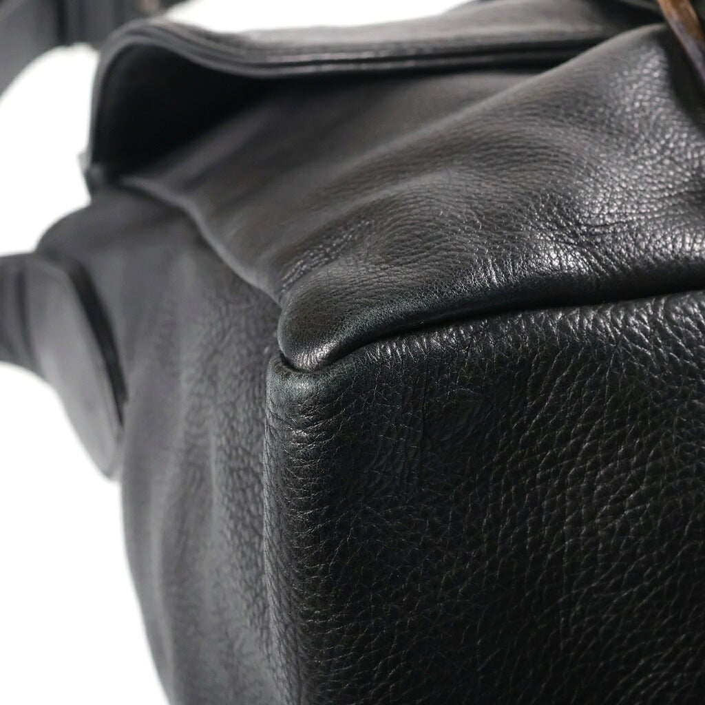 CHROME HEARTS(クロムハーツ) G BENSIMONE Gベンシモン ローラー レザーショルダーバッグ ブラック