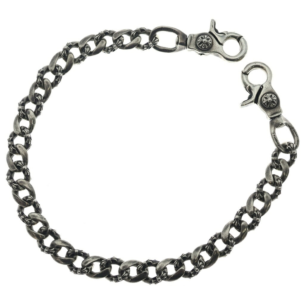 CHROME HEARTS(クロムハーツ) FANCY LONG-T/2クリップロングファンシー ウォレットチェーン シルバー BCA075