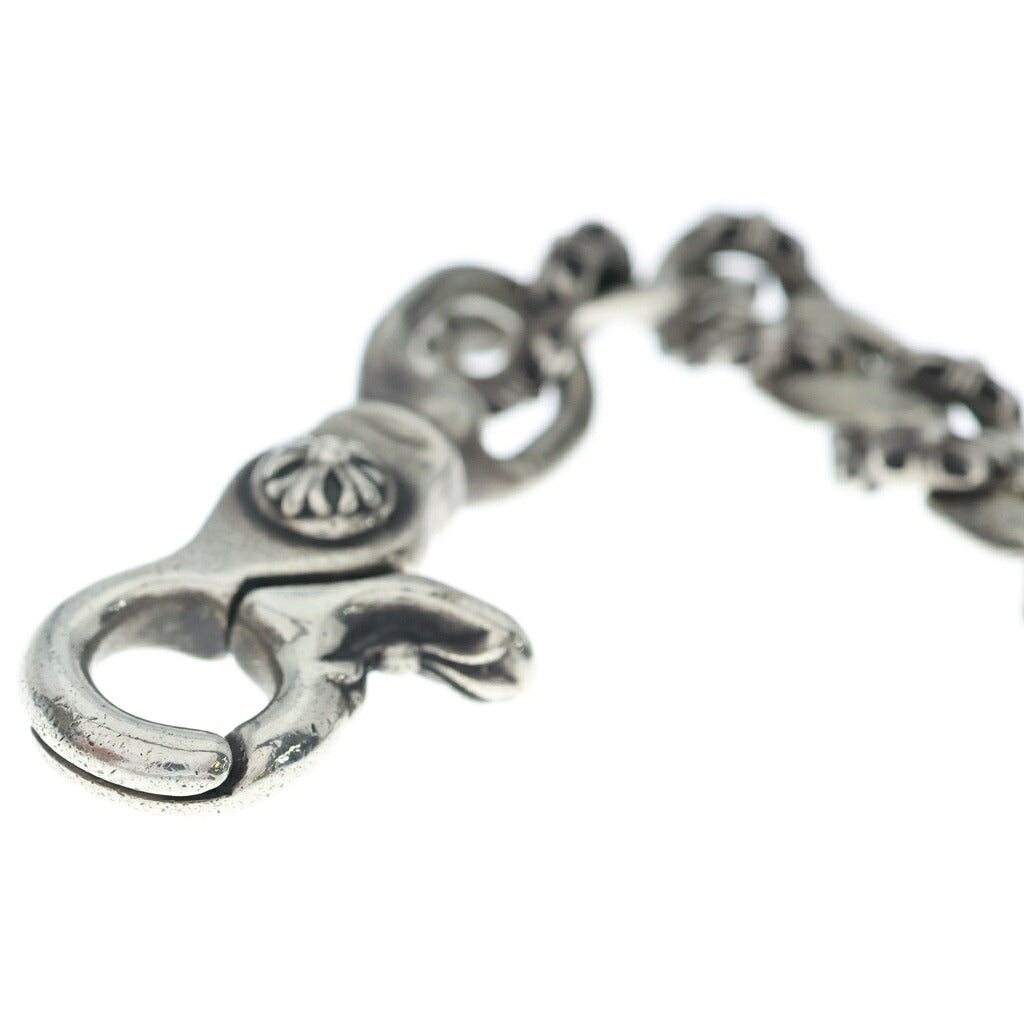 CHROME HEARTS(クロムハーツ) FANCY LONG-T/2クリップロングファンシー ウォレットチェーン シルバー BCA075