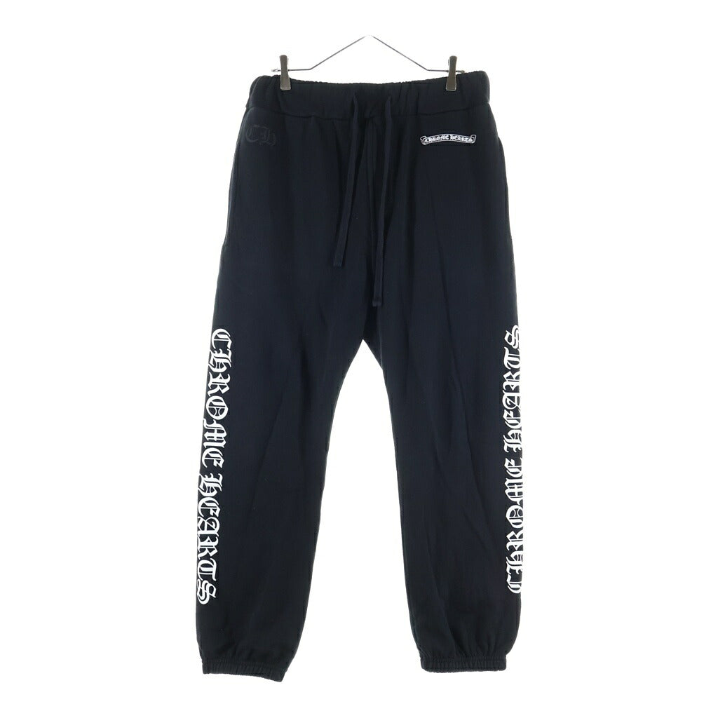 CHROME HEARTS(クロムハーツ) SWEAT PANTS スクロールラベル スウェットパンツ ブラック