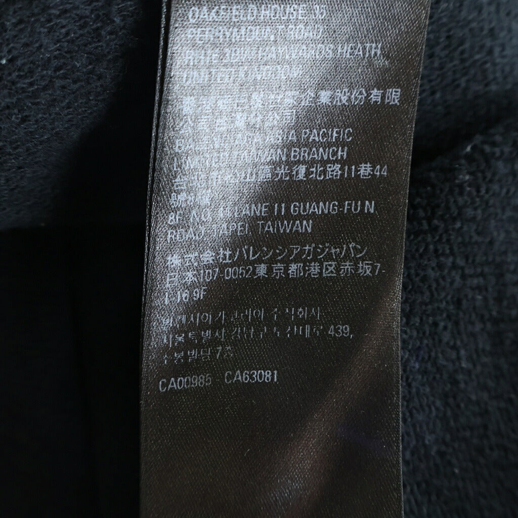 BALENCIAGA(バレンシアガ) ロゴ タグ ビック シルエット フーディ パーカー ブラック