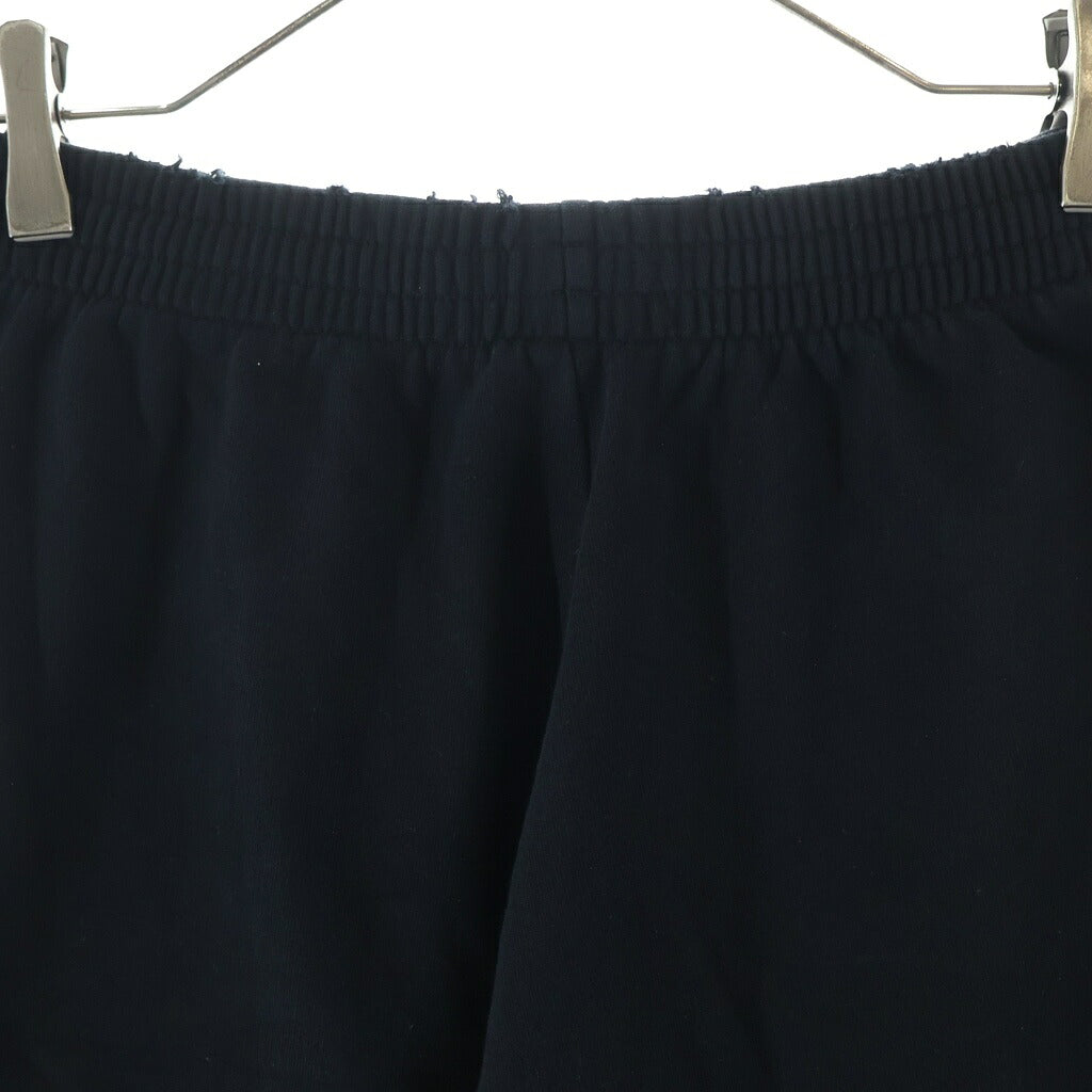 BALENCIAGA(バレンシアガ) F1 TOP LEAGUE BAGGY 767853 TPVF1 ダメージ加工 マルチロゴプリント トップリーグバギーパンツ ブラック