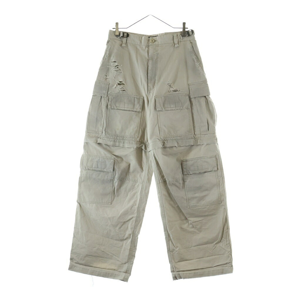 BALENCIAGA(バレンシアガ) 23AW Large Cargo Pants 773255 TKP27 ラージ カーゴパンツ ベージュ